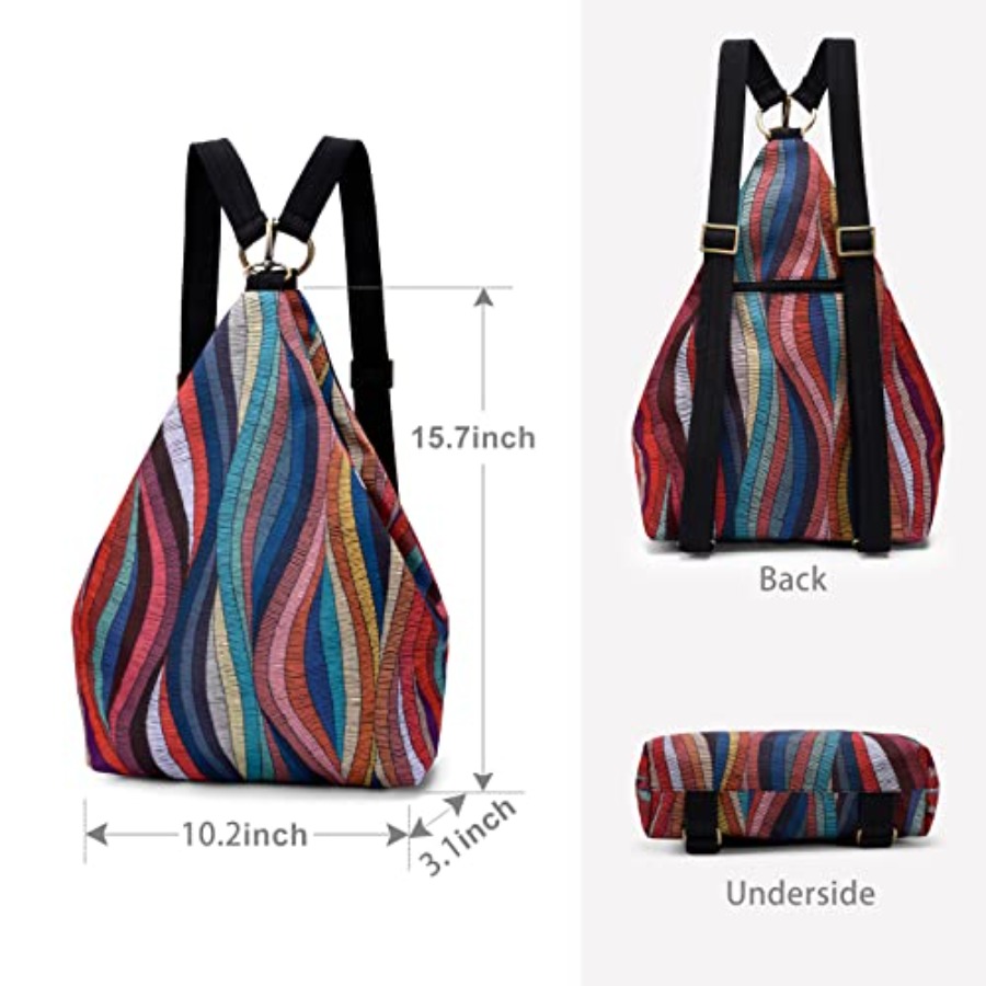 Boho Small Backpack Purse for  - Fashion Backpack Women incelemesi ve fiyatı
