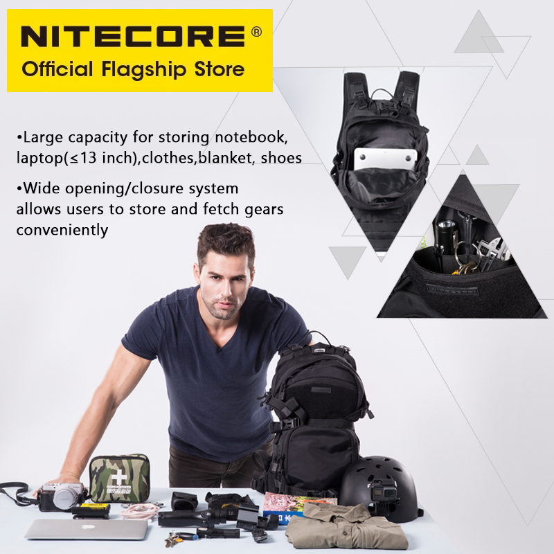 NITECORE BP20 20L Travel Backp - Rucksack Military Style incelemesi ve fiyatı