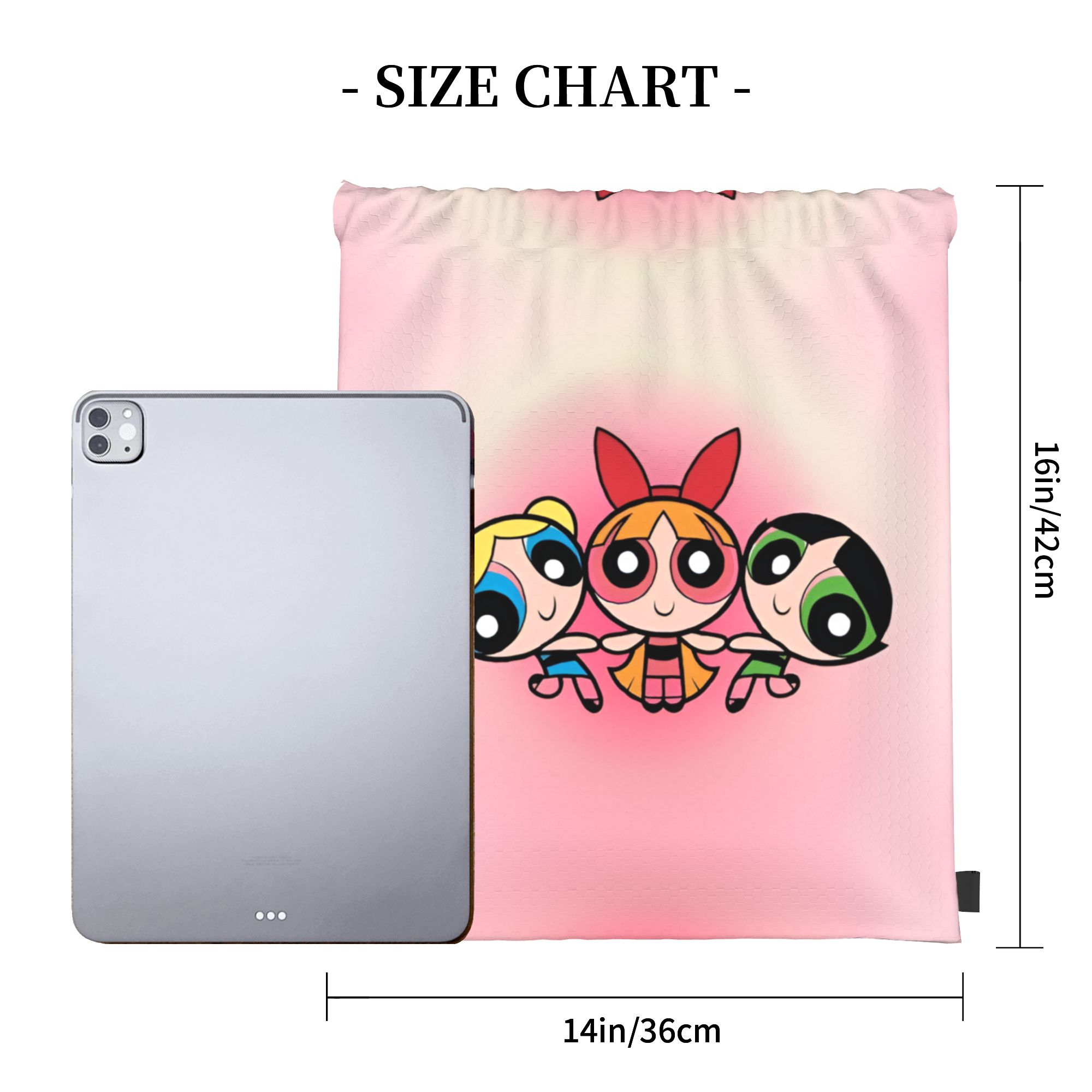 Custom Poweres Anime Puffes Dr - Drawstring Gym Bag incelemesi ve fiyatı
