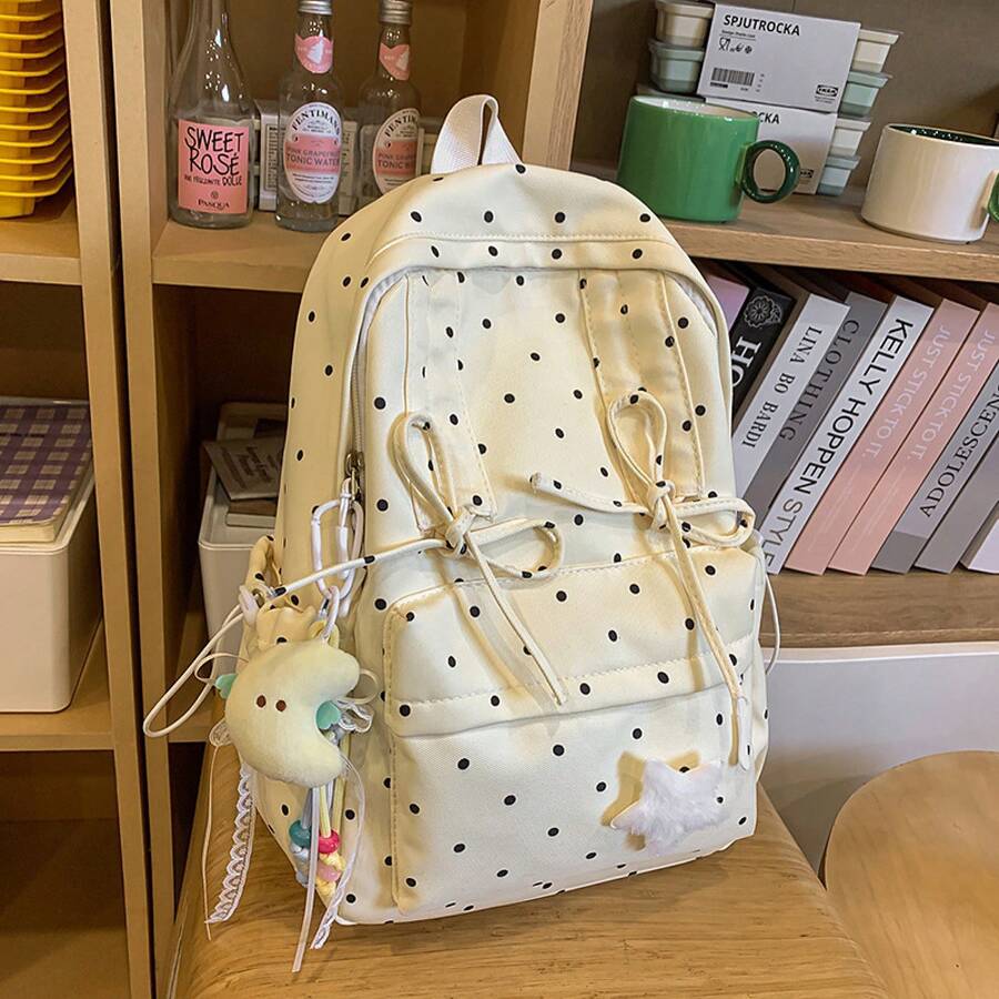 Cute Polka Dot Small Backpack  - Fashion Backpack Women incelemesi ve fiyatı