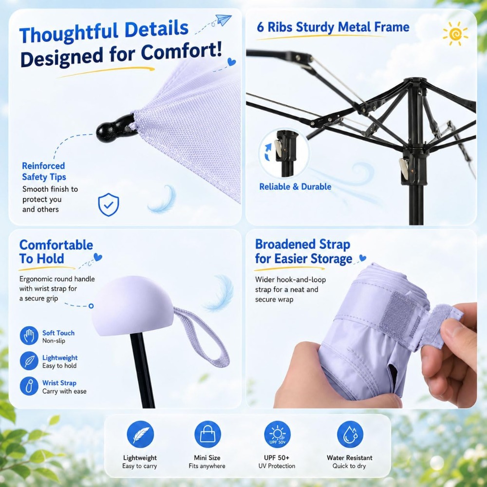 Mini Umbrella for Purse: Compa - Mini Backpack Purse incelemesi ve fiyatı