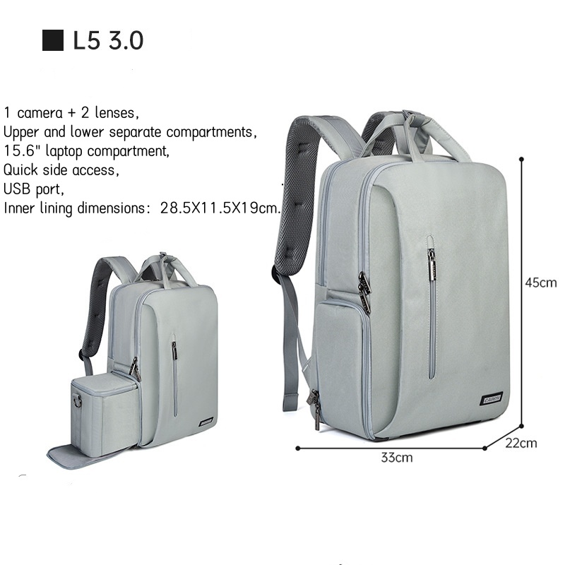 large Camera Backpack DSLR/SLR - Laptop Backpack 15.6 incelemesi ve fiyatı