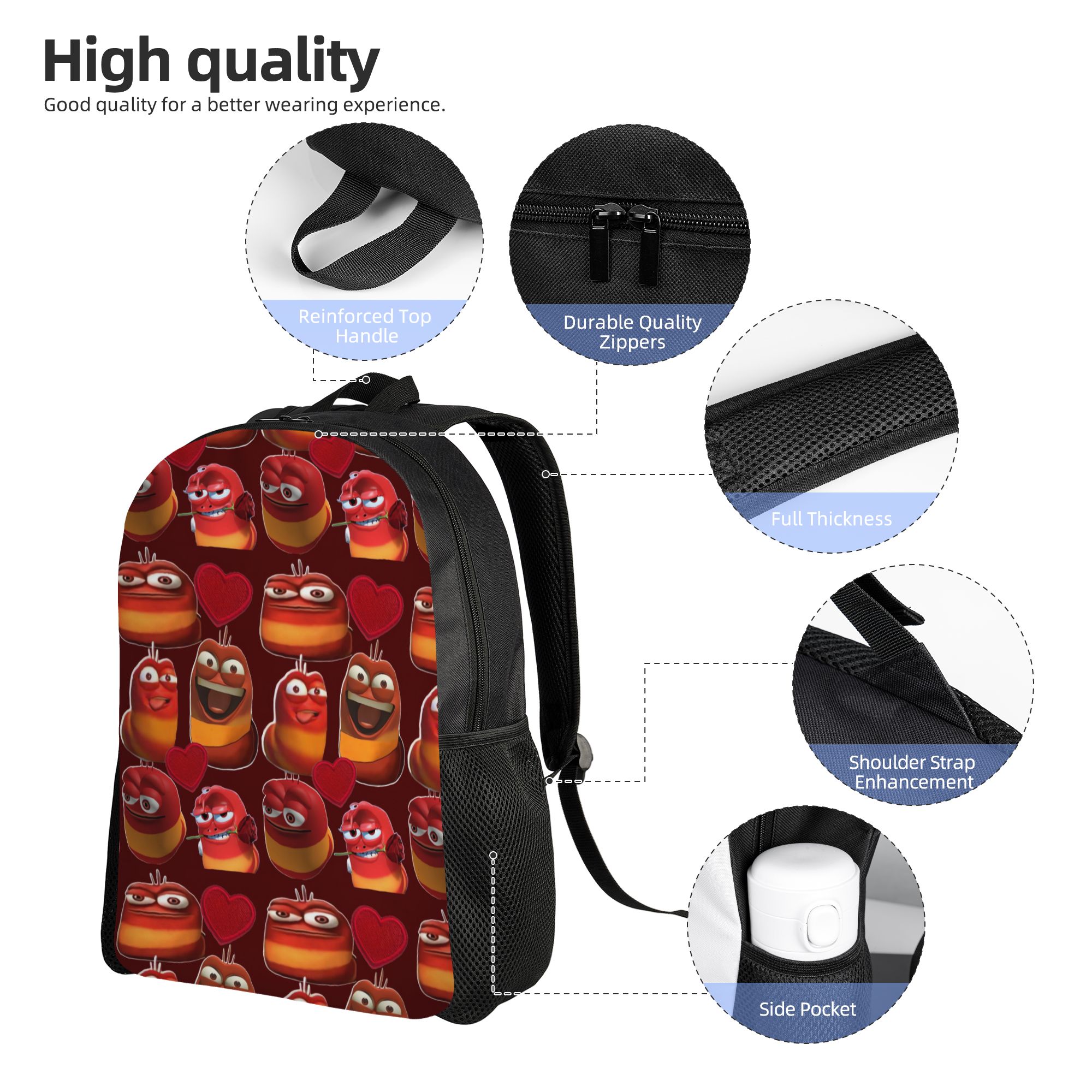 Larva Yellow Larva Red Backpac - School Backpack Teen incelemesi ve fiyatı