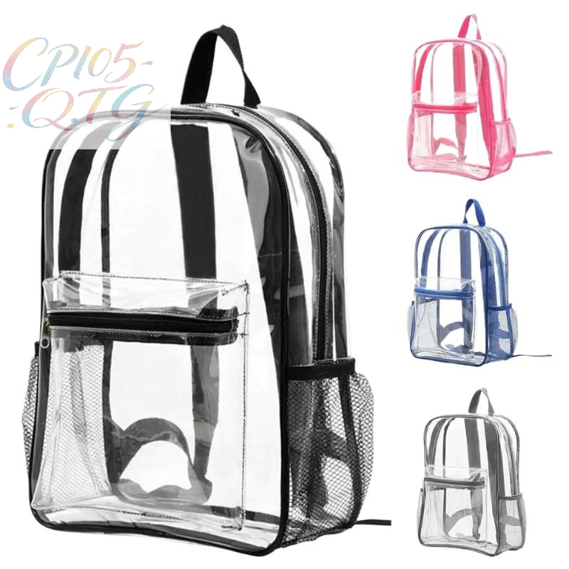 Hot Transparent PVC Outdoor Sp - Canvas Backpack Casual incelemesi ve fiyatı
