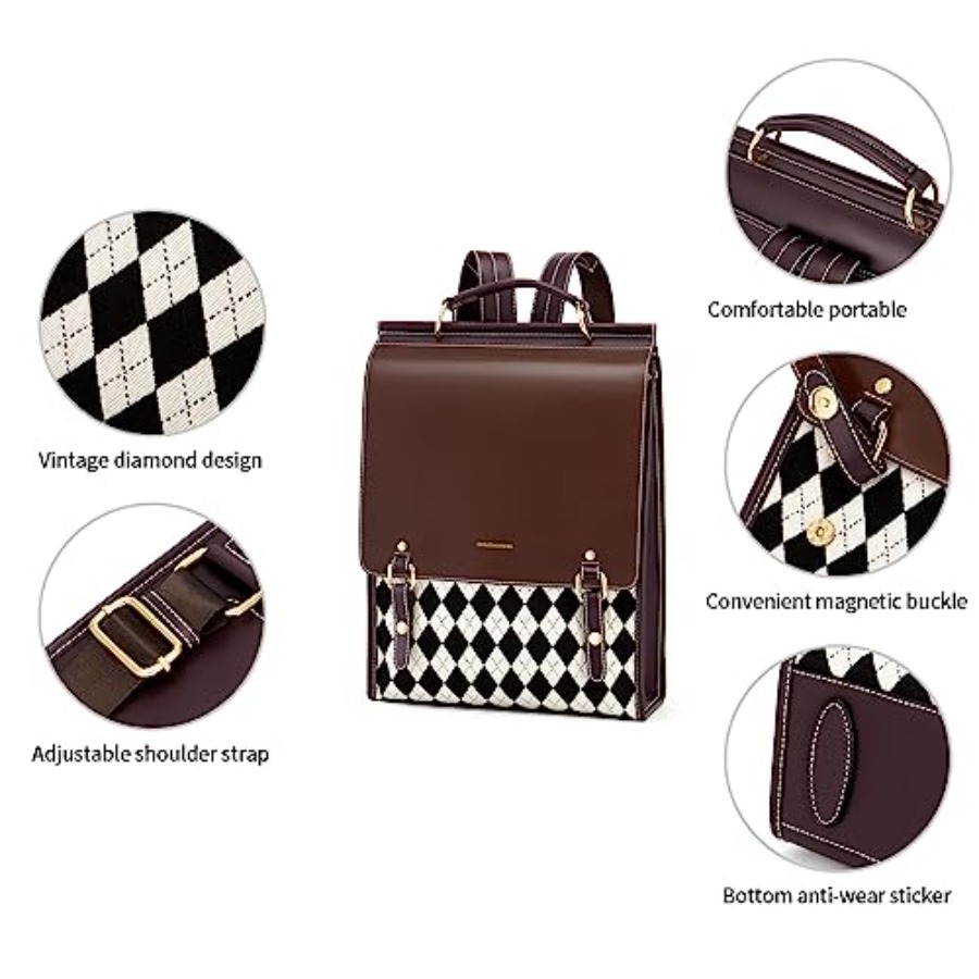 Leather Backpack Purse For Wom - Fashion Backpack Women incelemesi ve fiyatı