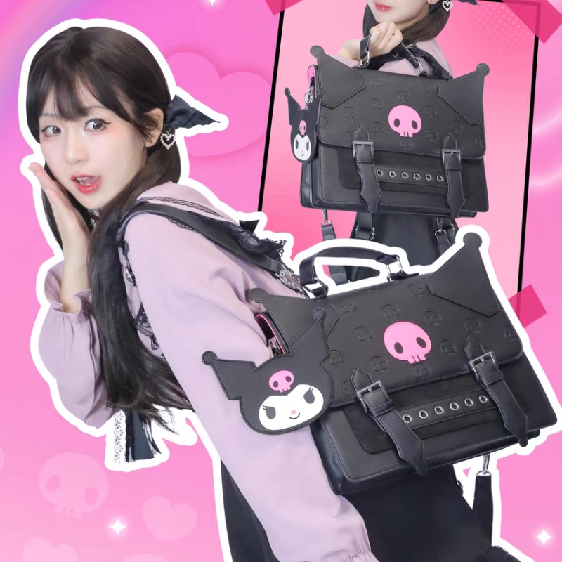 New Hot Kuromi Crossbody Bag N - School Backpack Teen incelemesi ve fiyatı