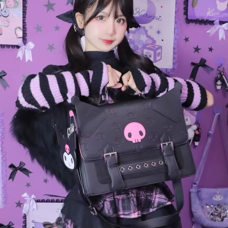 New Hot Kuromi Crossbody Bag N - School Backpack Teen incelemesi ve fiyatı