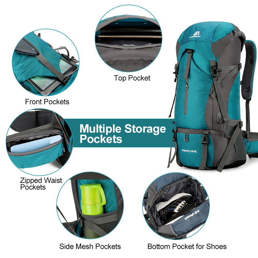 70L Travel Backpack Hiking Bac - Rain Cover Backpack incelemesi ve fiyatı