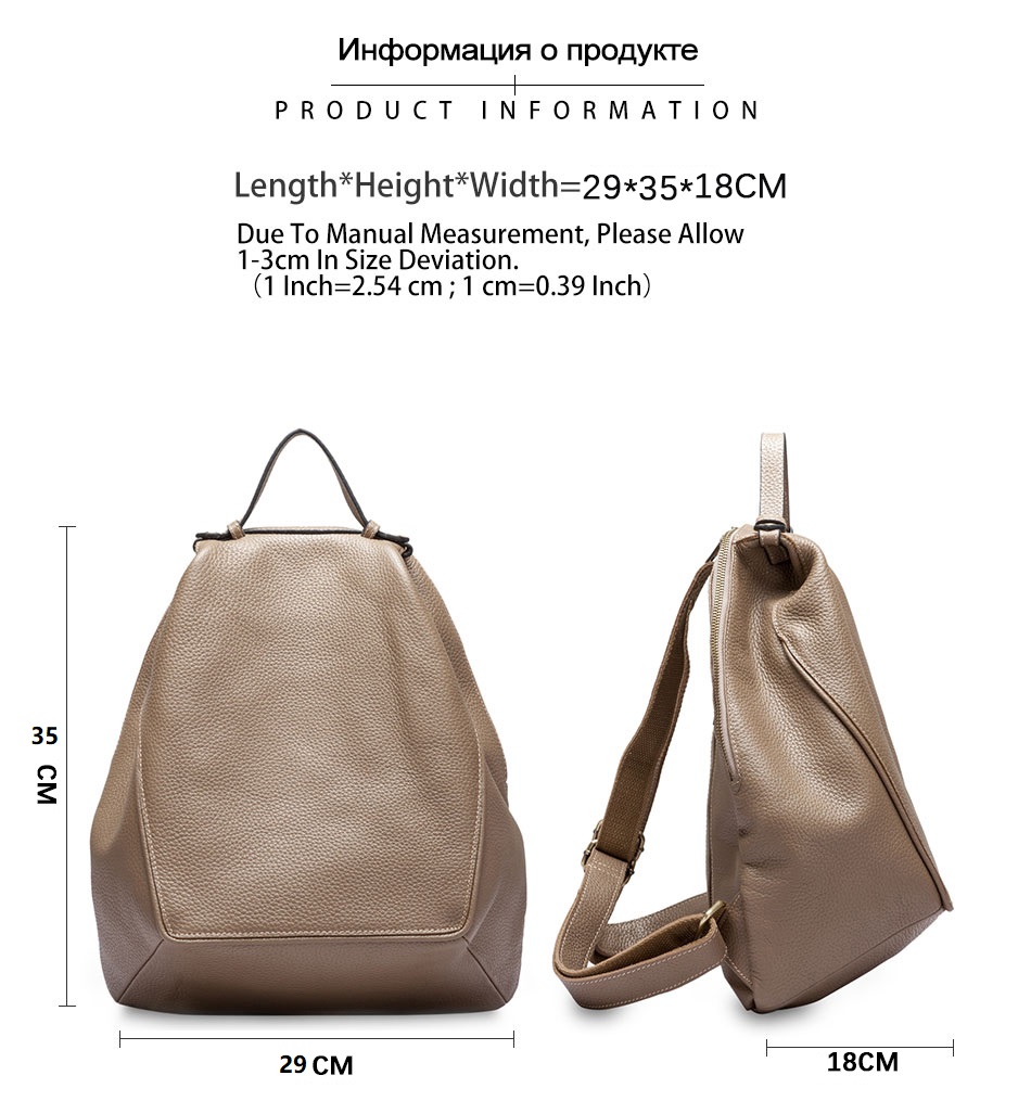 Zency Women 100% Genuine Leath - Travel Backpack Anti Theft incelemesi ve fiyatı
