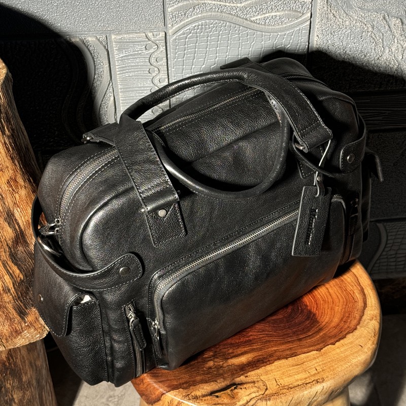 Vintage vegetable tanned leath - Leather Backpack Vintage incelemesi ve fiyatı