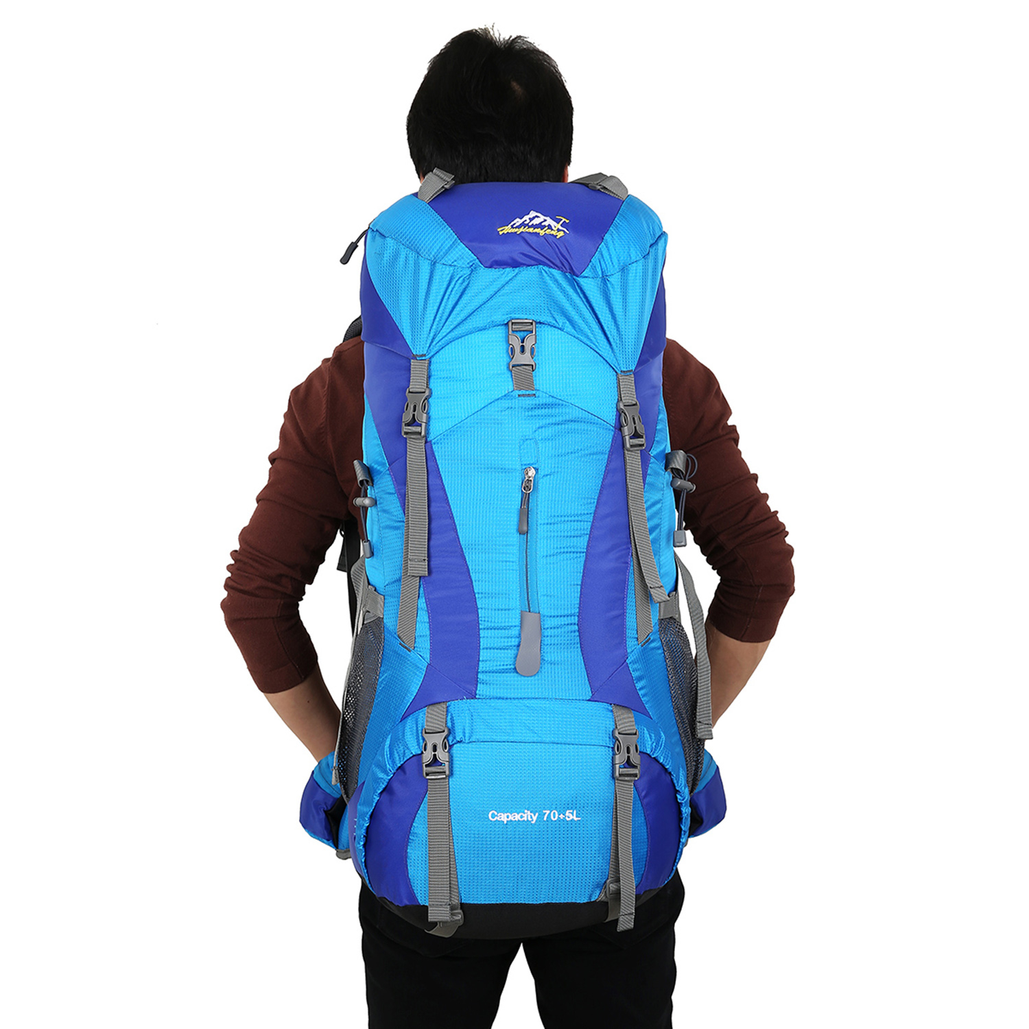75L Men Women Outdoor Hiking T - Rain Cover Backpack incelemesi ve fiyatı