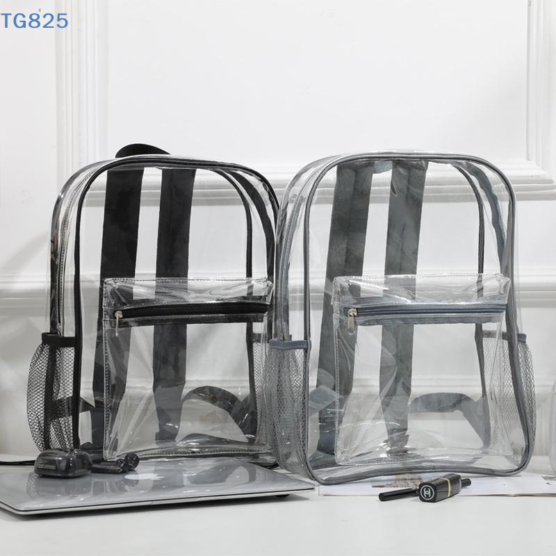 【AN】【AN】Transparent PVC Outdoo - Canvas Backpack Casual incelemesi ve fiyatı