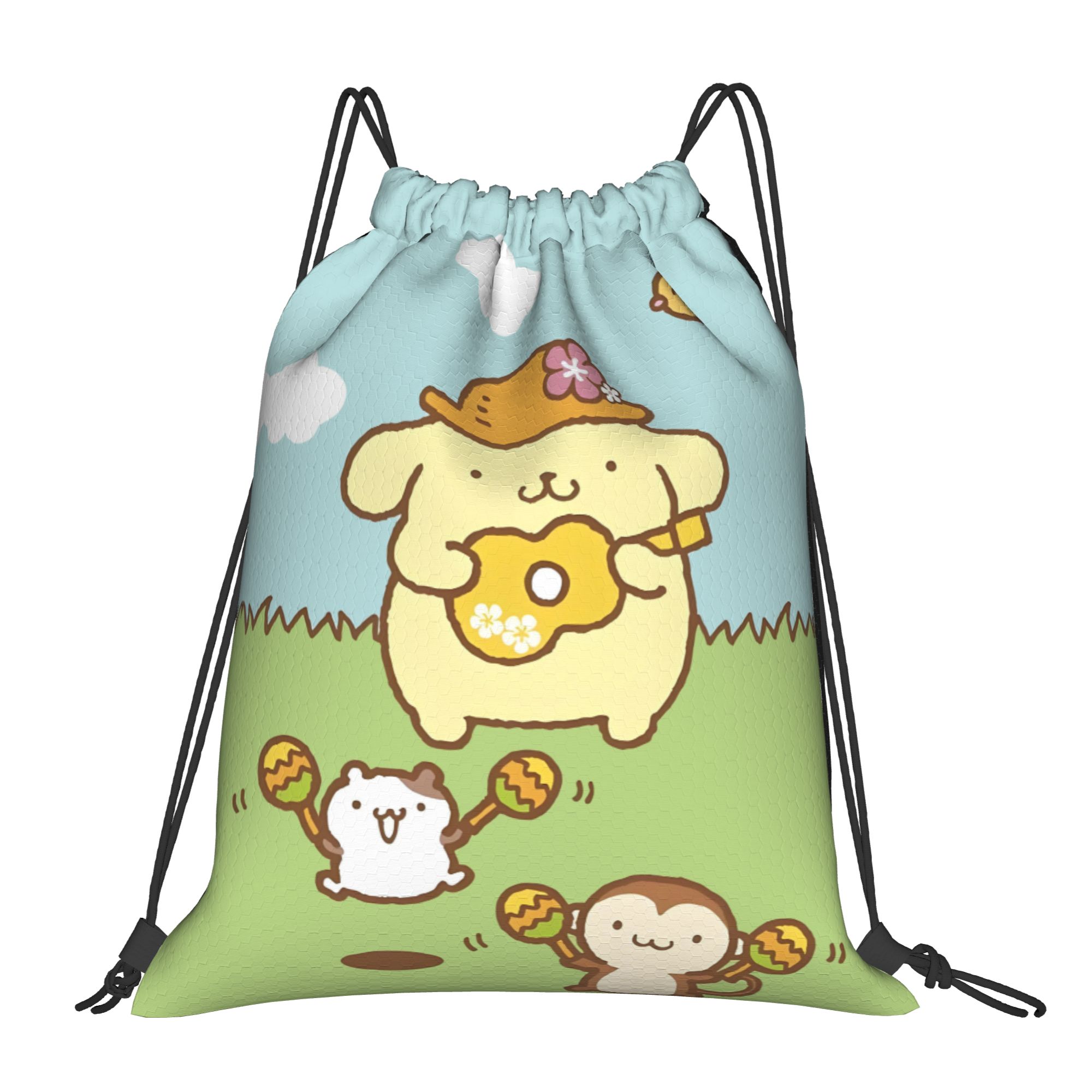 Custom P-Pompompurines Drawstr - Drawstring Gym Bag incelemesi ve fiyatı