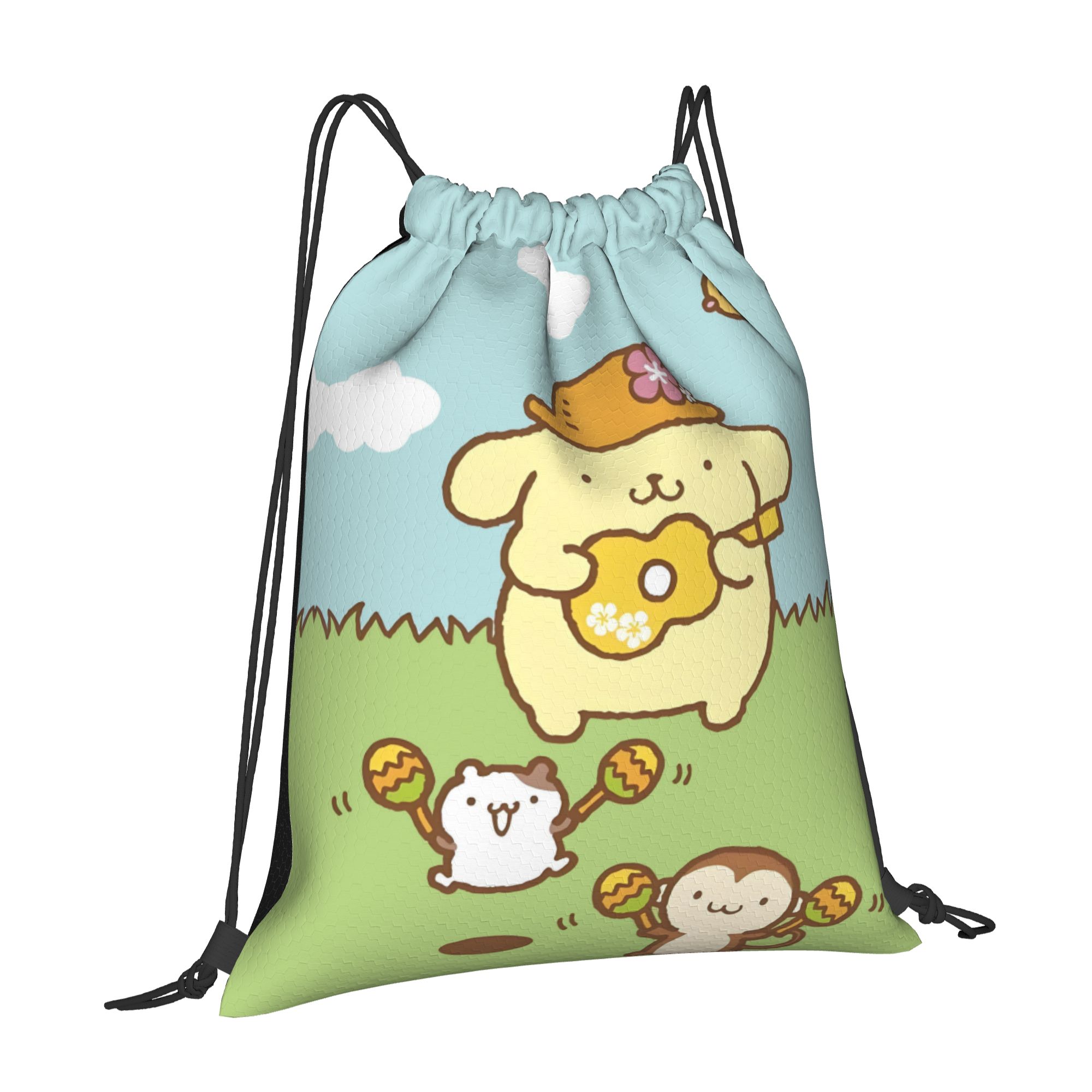 Custom P-Pompompurines Drawstr - Drawstring Gym Bag incelemesi ve fiyatı