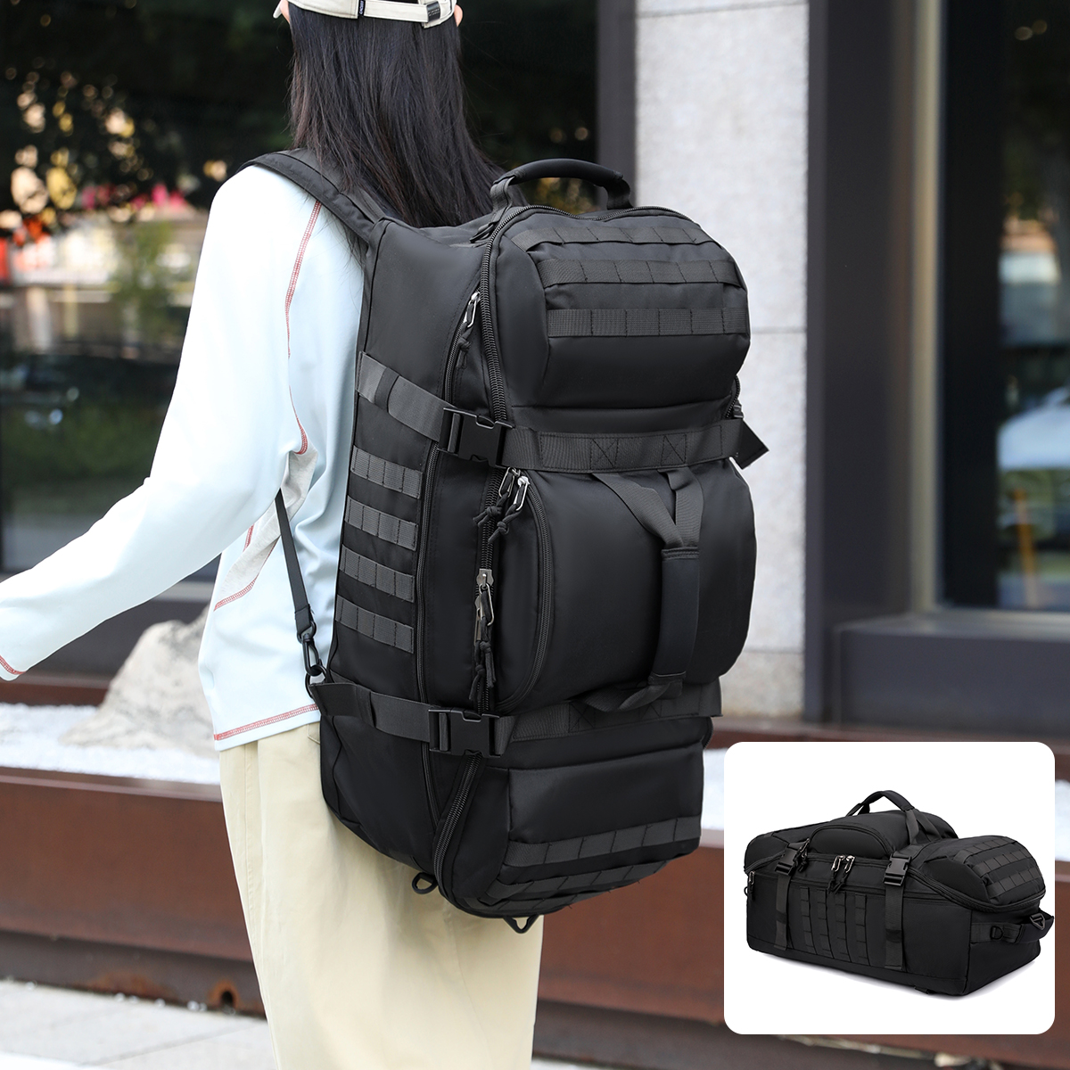 Outdoor Mountaineering Bag 90L - Hiking Backpack Waterproof incelemesi ve fiyatı