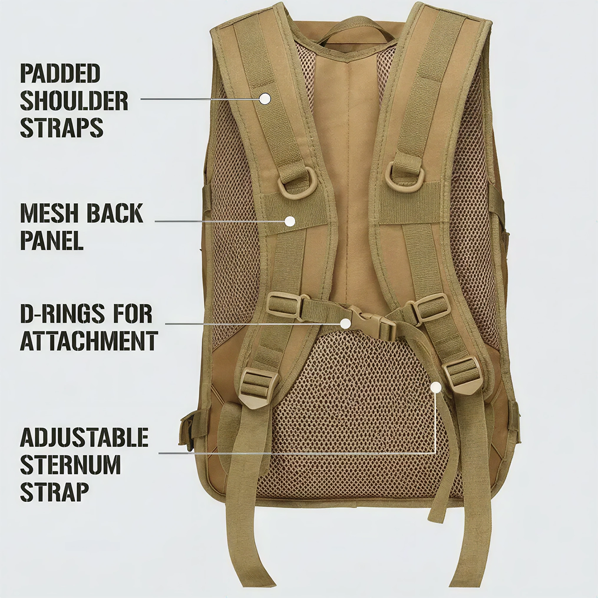 35L Gym Training Backpack for  - Rucksack Military Style incelemesi ve fiyatı