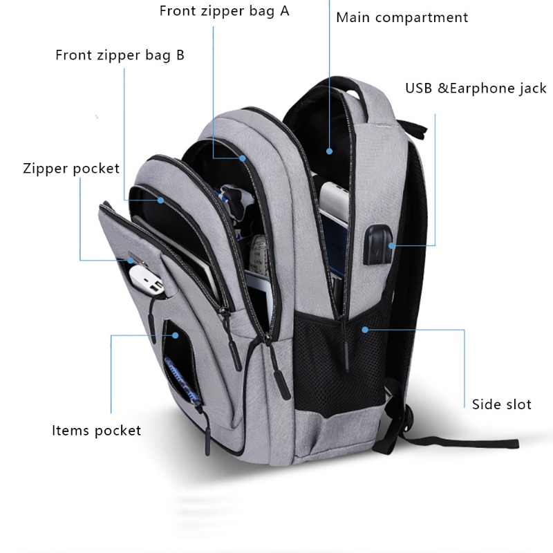 Large Capacity Backpack Men La - Laptop Backpack 15.6 incelemesi ve fiyatı