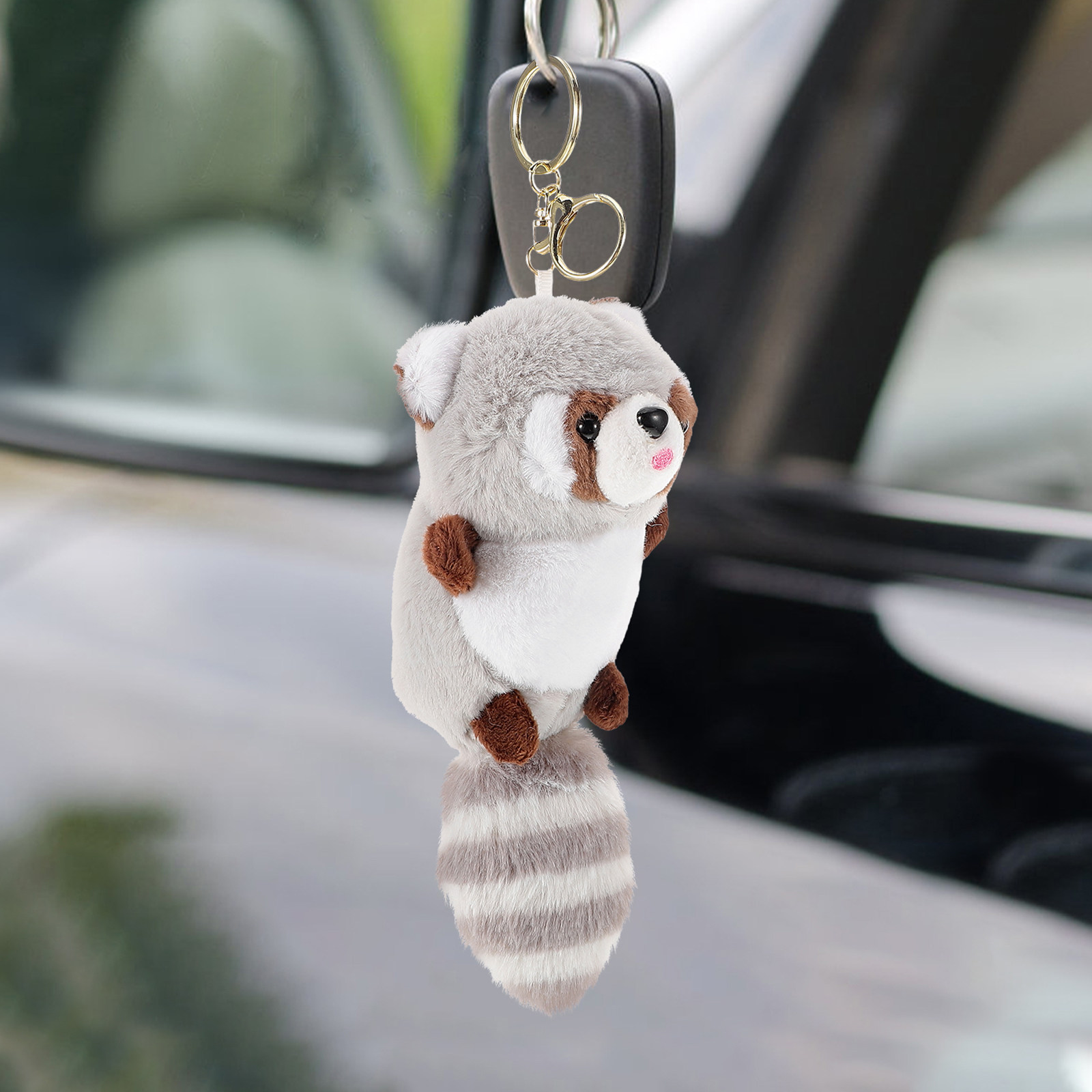 Raccoon Keychains Soft Stuffed - Mini Backpack Purse incelemesi ve fiyatı