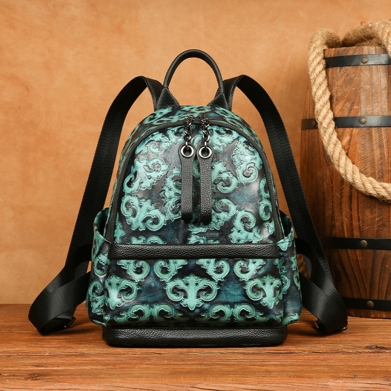 Johnature Genuine Leather Embo - Leather Backpack Vintage incelemesi ve fiyatı