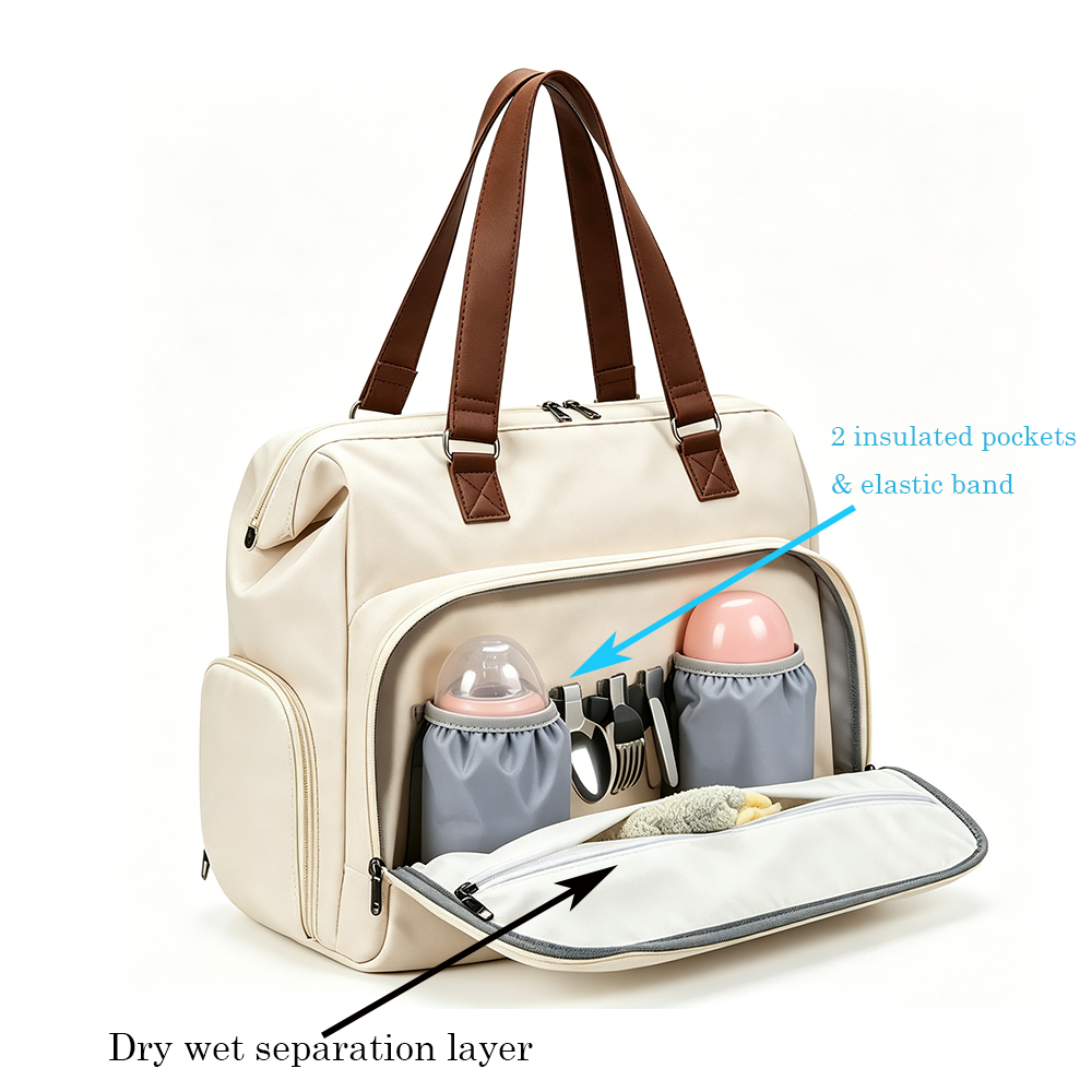 Large Capacity Diaper Bag Momm - Backpack Insert Organizer incelemesi ve fiyatı