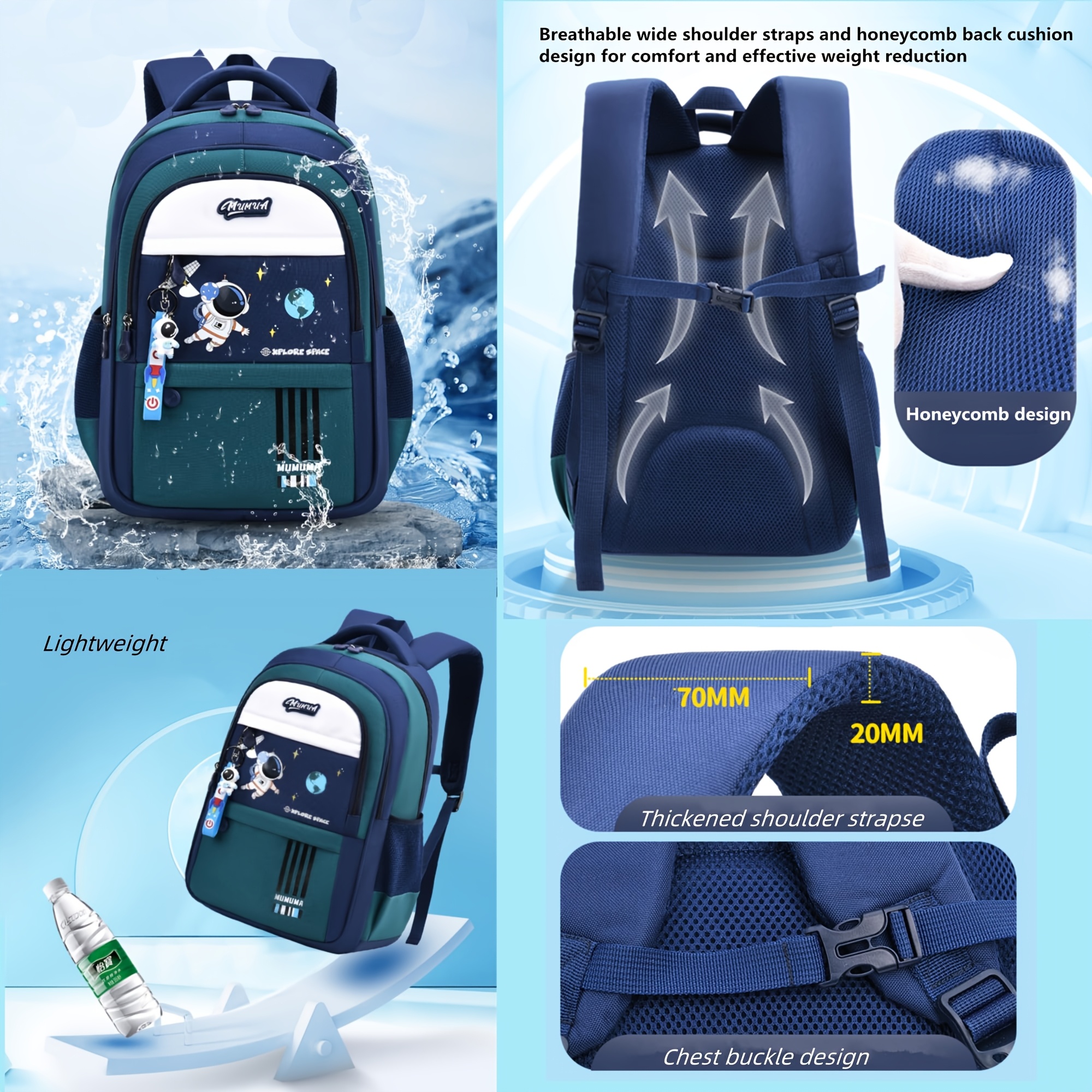 New Astronaut Cartoon Backpack - School Backpack Teen incelemesi ve fiyatı
