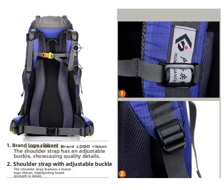50L Waterproof Outdoor Sport H - Rain Cover Backpack incelemesi ve fiyatı