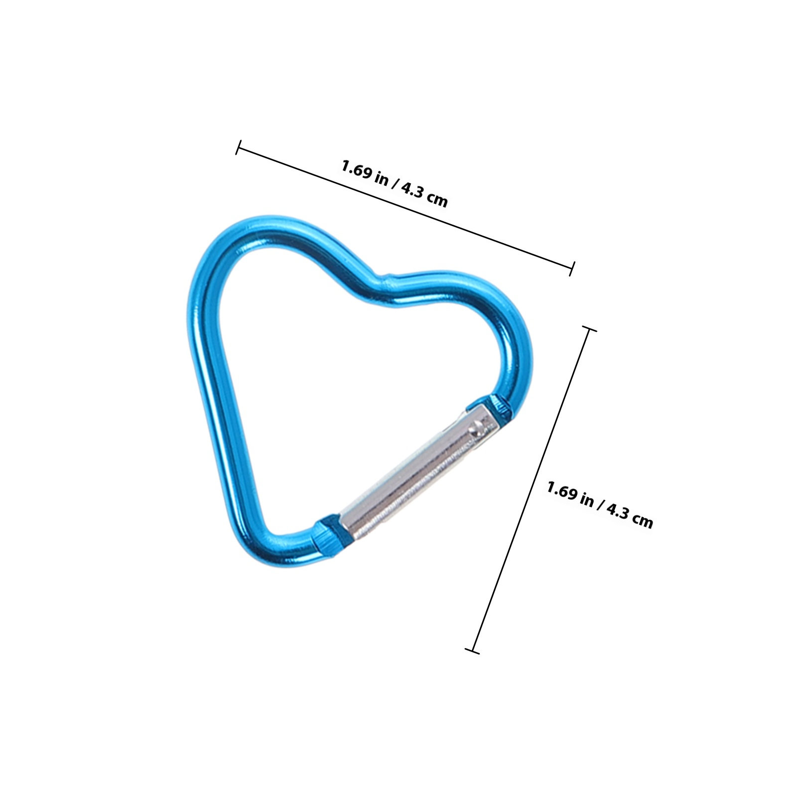 20Pcs Mini Heart Carabiner Cli - Mini Backpack Purse incelemesi ve fiyatı
