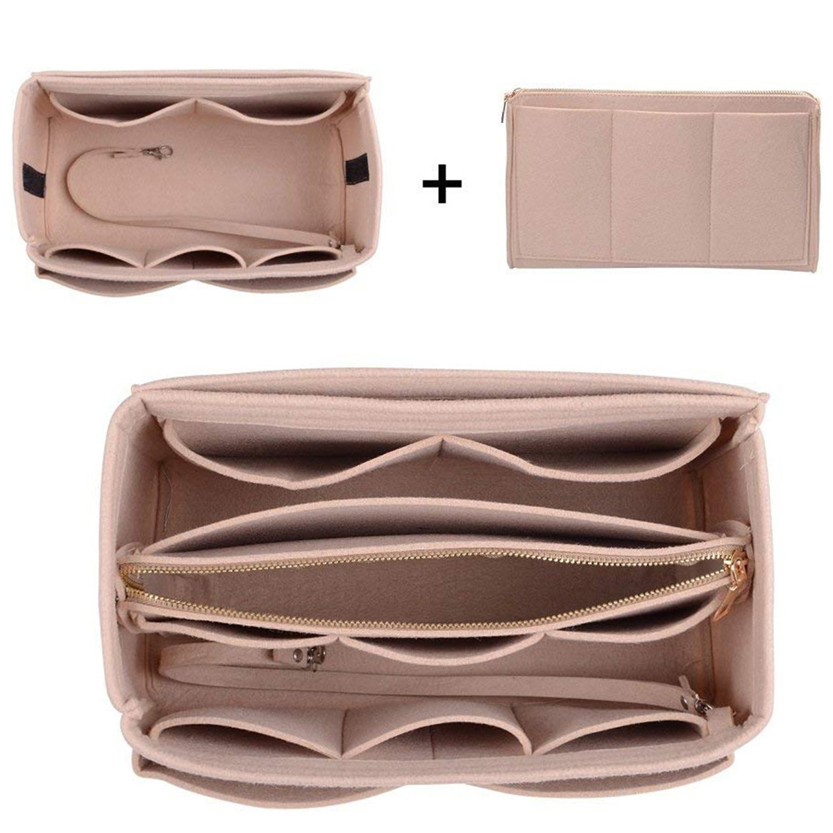 Makeup Organizer Bag Felt Clot - Backpack Insert Organizer incelemesi ve fiyatı