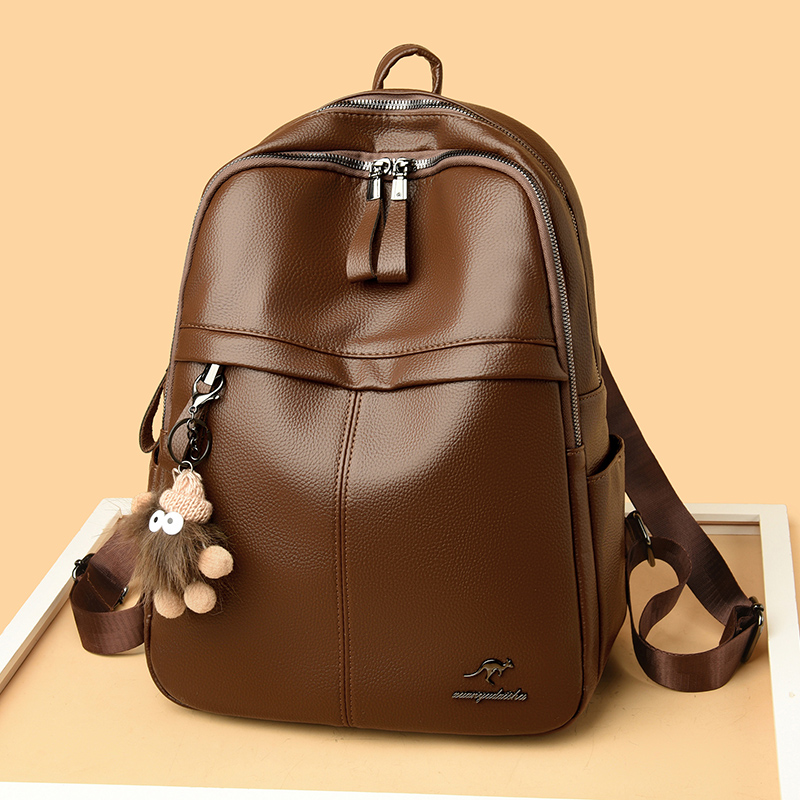 Women's Soft Leather Backpack  - Leather Backpack Vintage incelemesi ve fiyatı