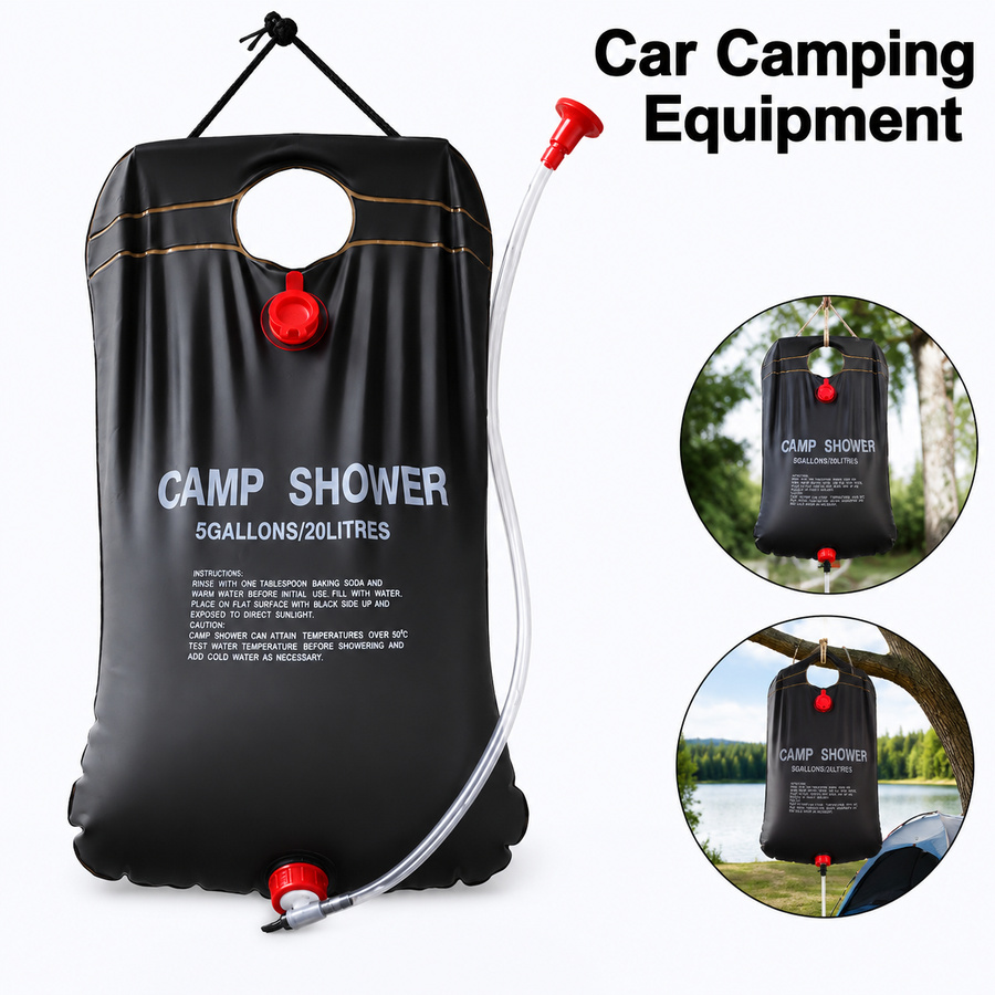 20L Solar Shower Water Bag for - Hydration Pack Outdoor incelemesi ve fiyatı