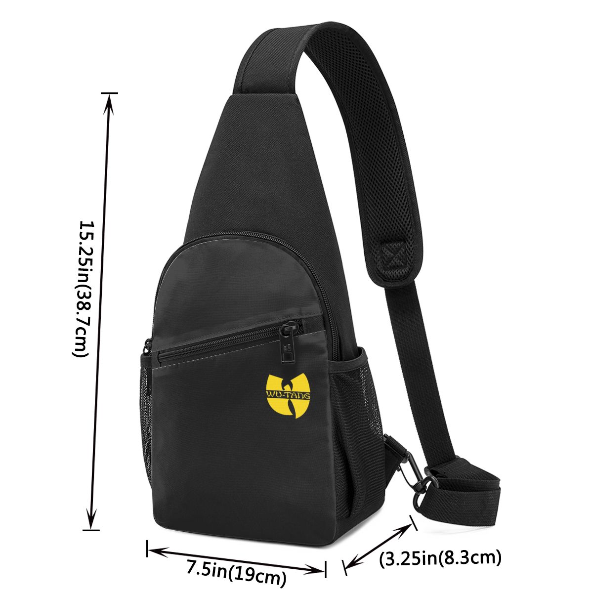 Wu Tang Clan Print Chest Bag M - Sling Backpack Shoulder incelemesi ve fiyatı