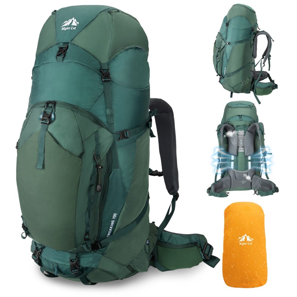 Night Cat Internal-frame Hikin - Rain Cover Backpack incelemesi ve fiyatı