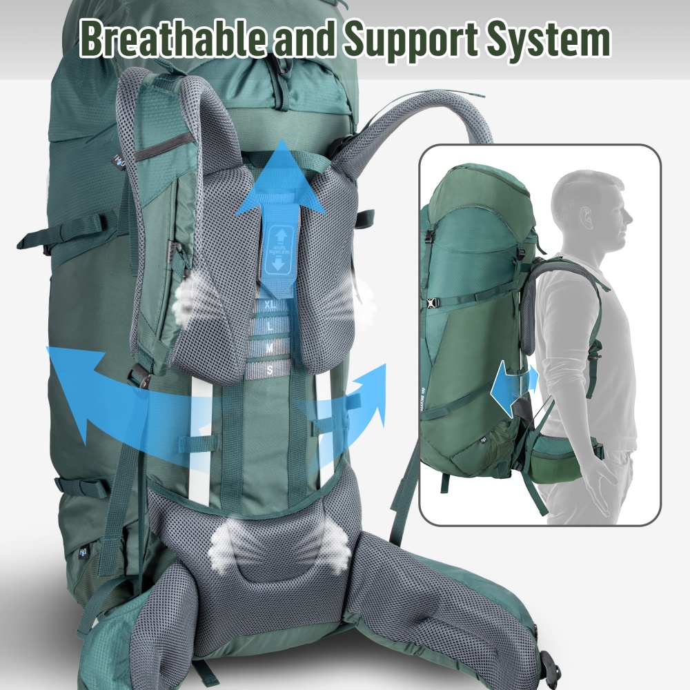 Night Cat Internal-frame Hikin - Rain Cover Backpack incelemesi ve fiyatı